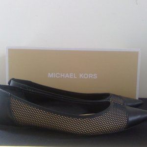 Michael Kors Black Pointed Toe Flat
